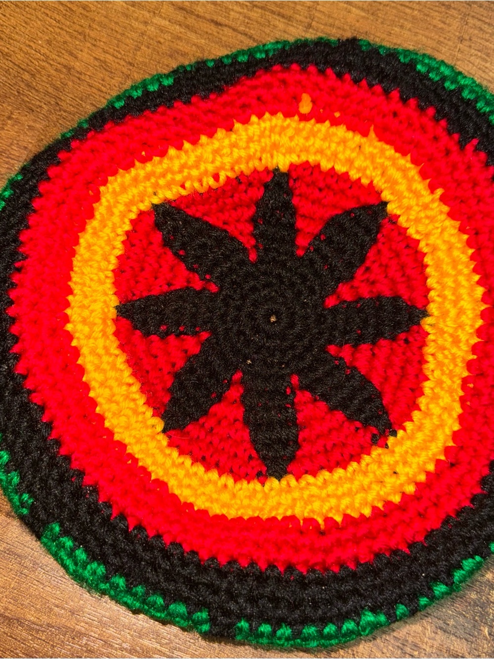 Rasta Reggae Crotchet Hat